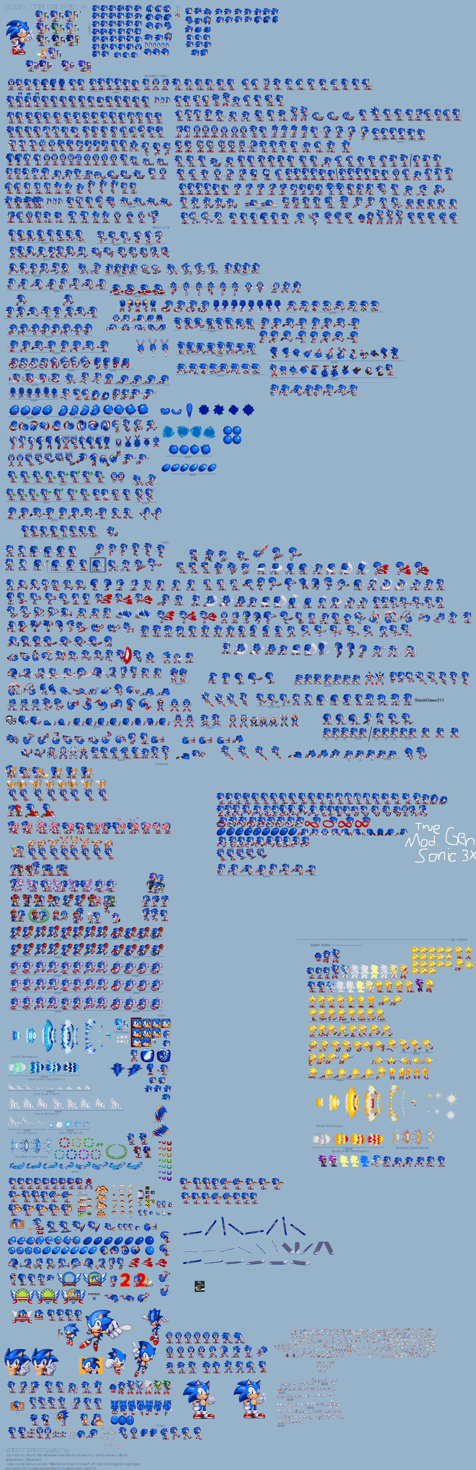 MOD-GEN SONIC complete sprite by xenophanes23 on DeviantArt