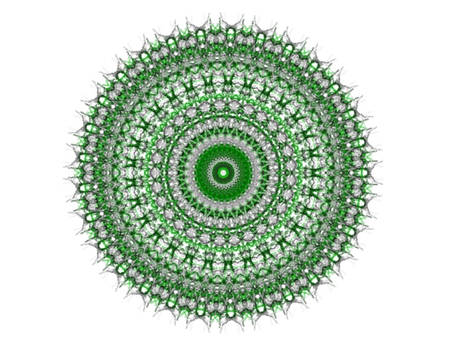 Green mandala