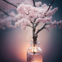 Sakura Tree In A Bottle