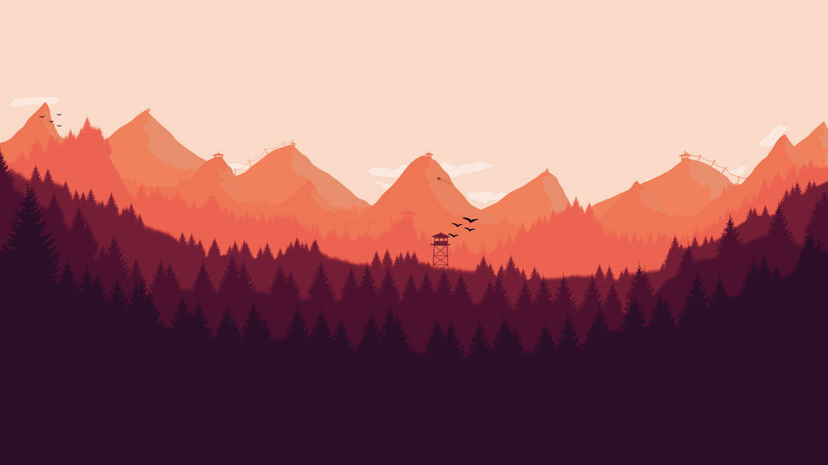 Firewatch Inspired Wallpaper 4K V2 By Rashelson On DeviantArt firewatch-inspired-wallpaper-4k-v2-by-rashelson-on-deviantart