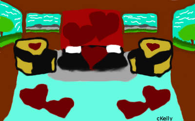 Valentine Love Room free, Made with GIMP