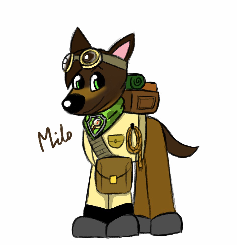 PAW Patrol OC - Milo the Explorer Pup