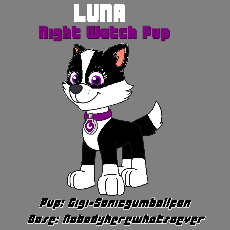 (Gift) PAW Patrol OC - Luna