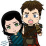 Chibi : Thor and Loki -- Get Help!! --