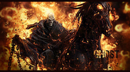 Ghost Rider with Horse by Kritez on DeviantArt