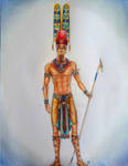 Amun Ra - Commission by MyWorld1