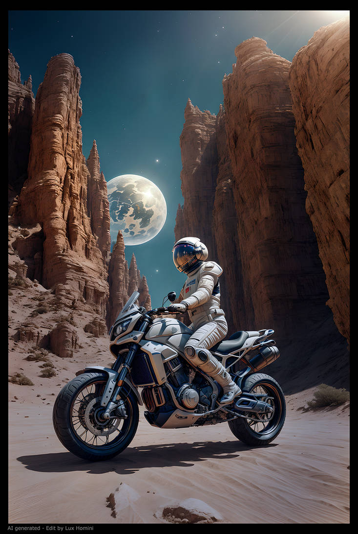 Motorcycle Space Rider Beyond Space 18 - motorcycle tour by MenschUndLicht on DeviantArt