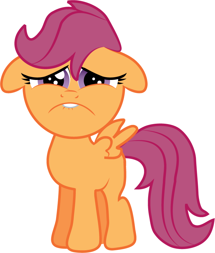 Sad Faced Scootaloo