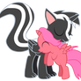 Cherry Contrast - Pony Hug