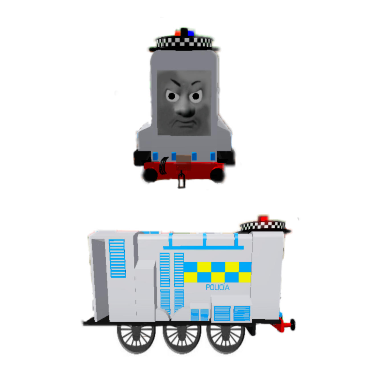 thomas pc adventures bobby the police engine model by Apolopro53 on ...