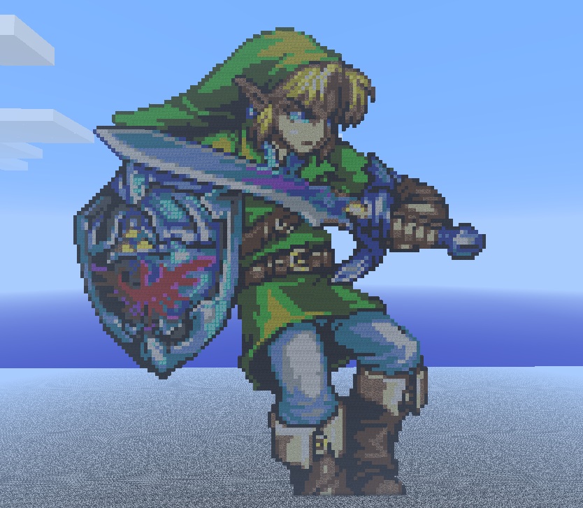 Link Model Minecraft Link In Minecraft by MissySnivy on DeviantArt