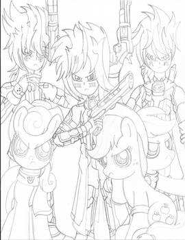 Desert Gunmen (Sketch)
