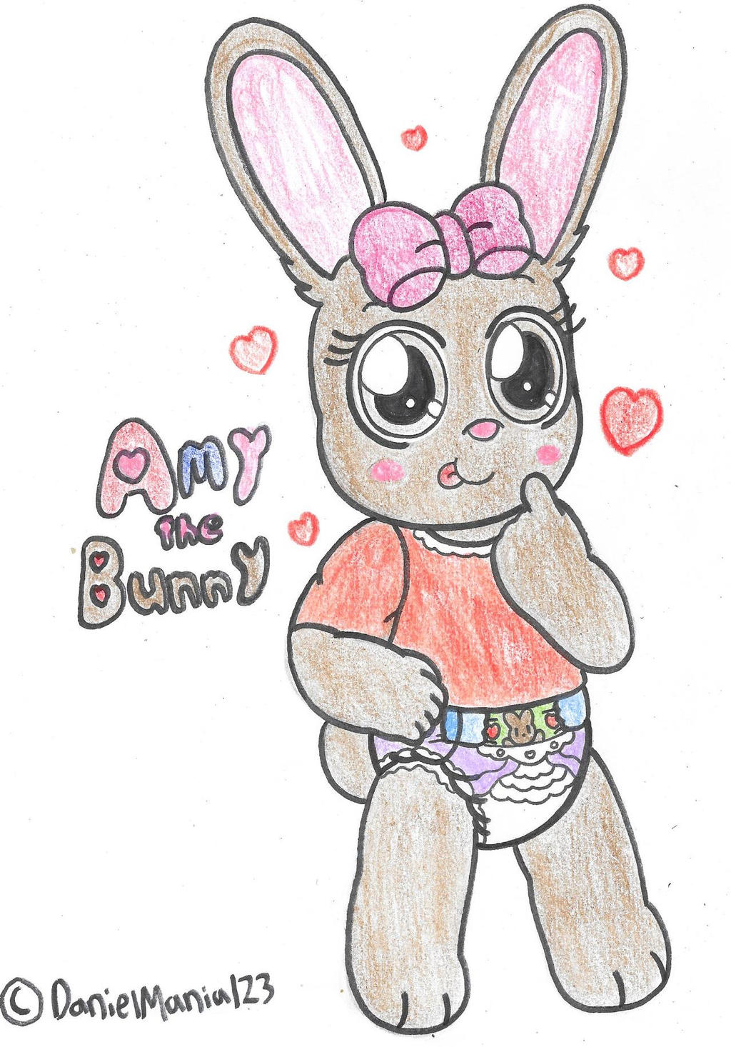 Deviantart Amy The Rabbit Amy The Bunny by PiplupSTARSCommander on DeviantArt
