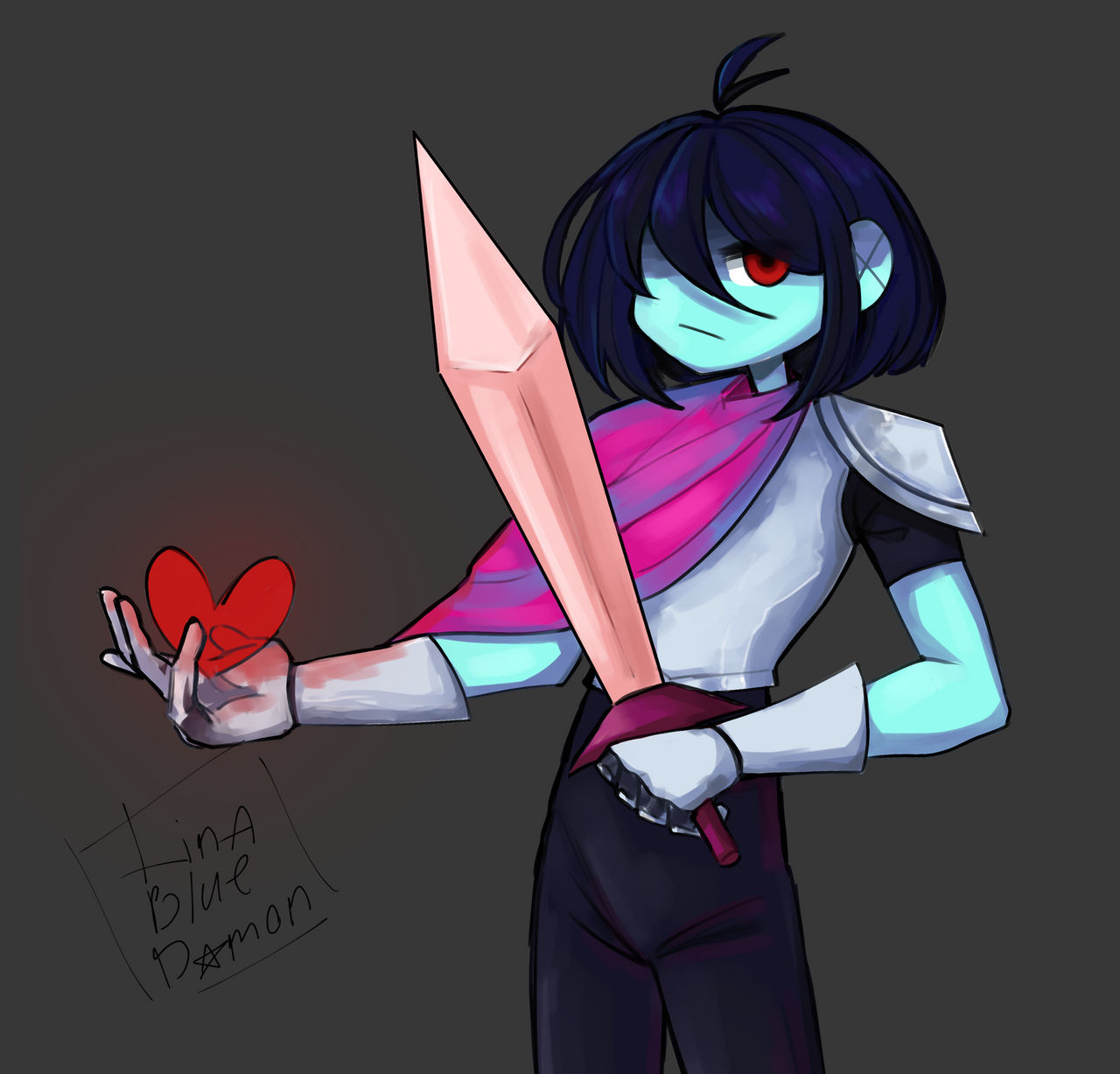 Kris Deltarune By LinaBlueDemon On DeviantArt kris-deltarune-by-linabluedemon-on-deviantart