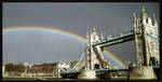 London's Tower Bridge rainbow by 3191