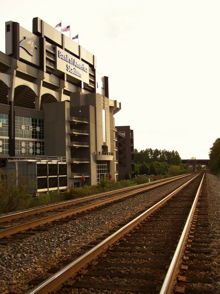 BOA Stadium from the Wrong Side of the Tracks