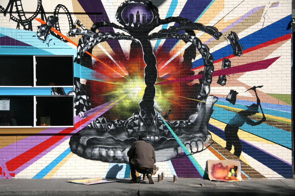 Mural - Artists: Matt Hooker and Matt Moore