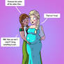 Elsa and Anna - Weight Gain PART 1/5 (Commission)