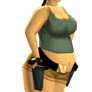 Lara Croft (Tomb Raider I) #digitalCurves