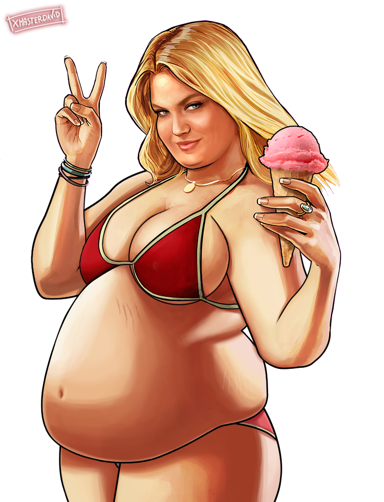 Blonde Girl (Grand Theft Auto: V) #digitalCurves