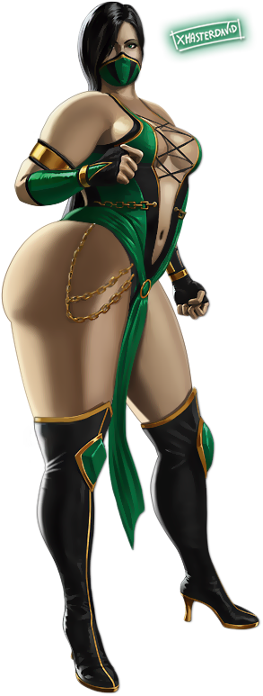 Jade (Mortal Kombat 9) #digitalCurves