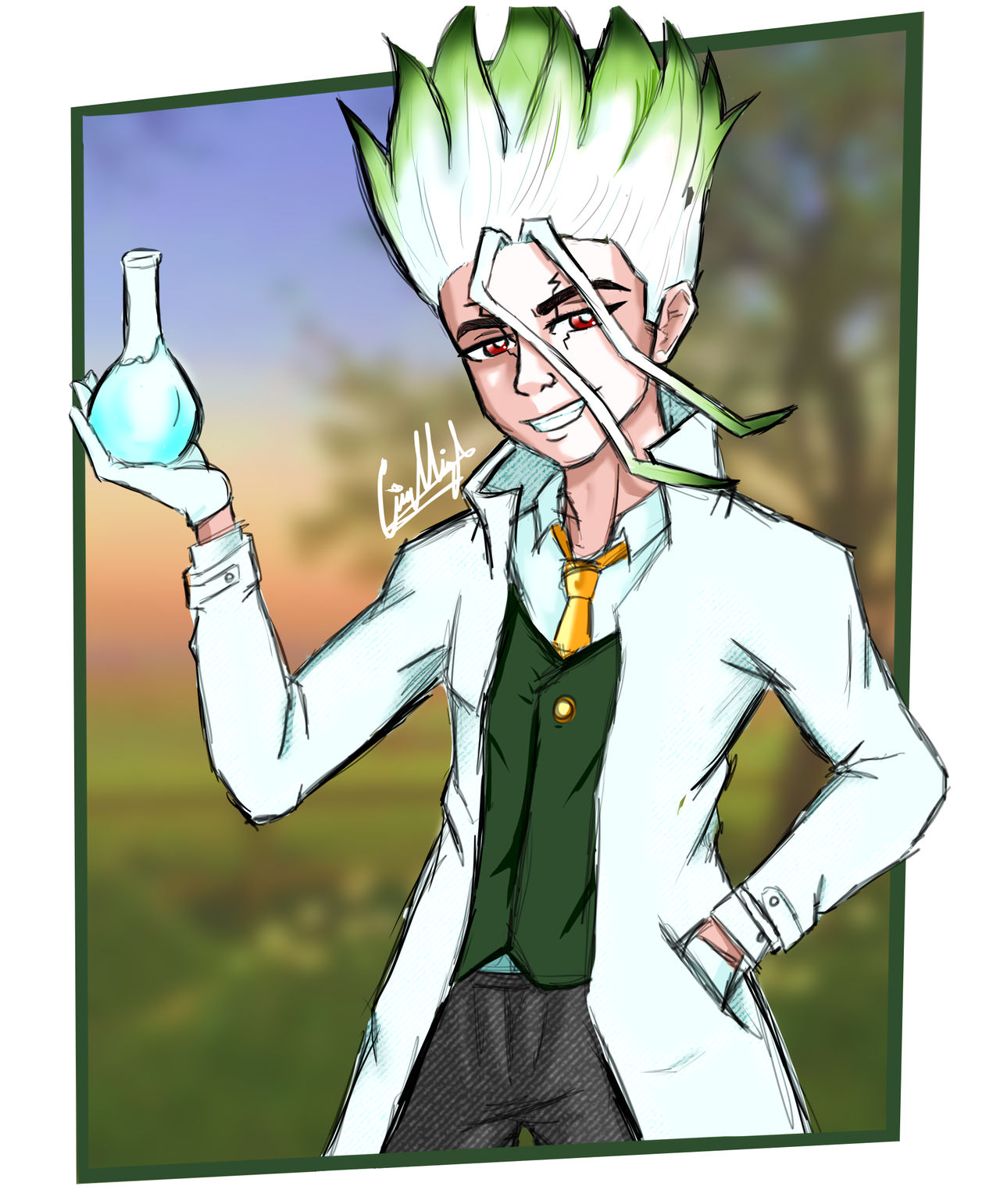 Senku by ShizaDa on DeviantArt