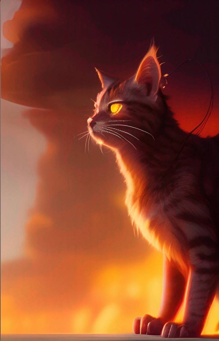 Fire Cat Running Fire Cat by sozoryoku01 on DeviantArt