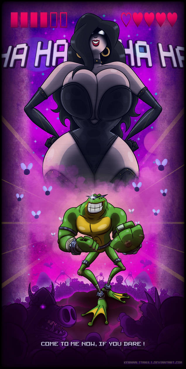 Pimple toad vs dark queen Pimple toad vs dark queen