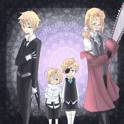 APH - black butler Xover