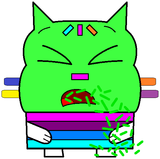 Cakey Cat Puking Vector by JavierGD2003 on DeviantArt