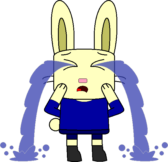 Who Built Rabbit Crying Richard Rabbit Crying Vector by JavierGD2003 on DeviantArt