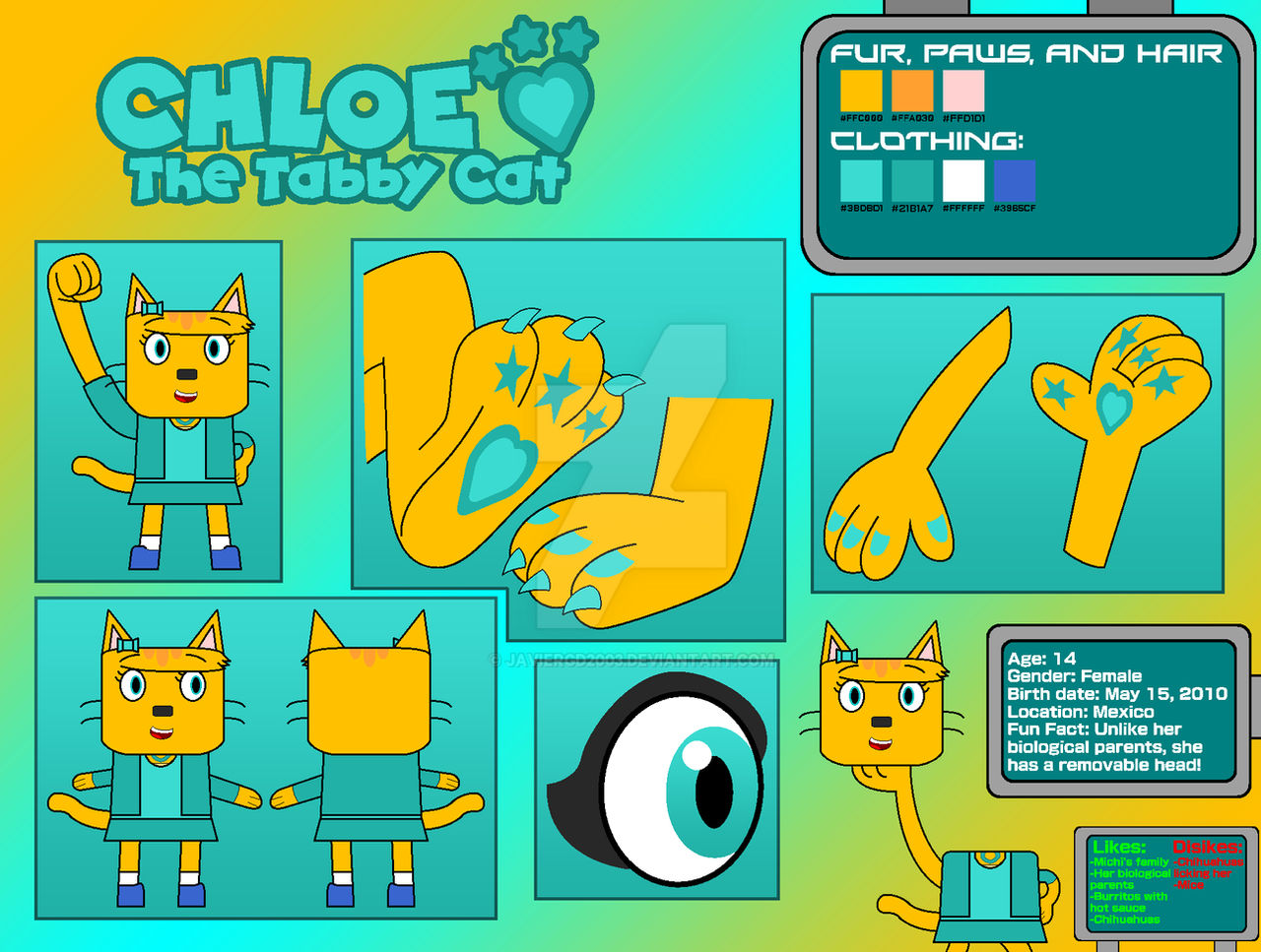 STVAFB Chloe The Tabby Cat Reference Sheet By JavierGD2003 On DeviantArt stvafb-chloe-the-tabby-cat-reference-sheet-by-javiergd2003-on-deviantart