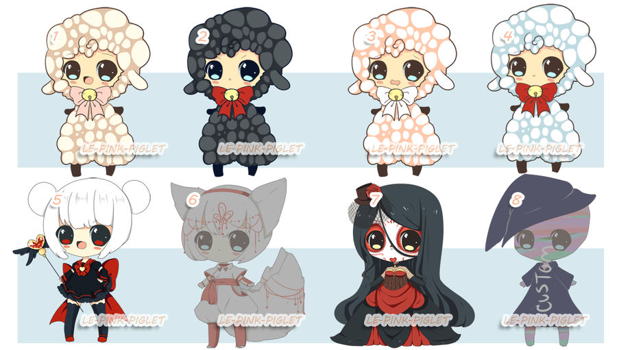 LOWER PRICE:Set Price: Costume Halloween Adopts