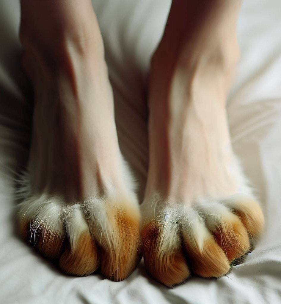 Feet Transform Female fox feet transformation by RedtailTheBard on DeviantArt
