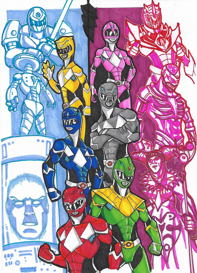 Mighty Morphing Power Rangers by Begctor on DeviantArt