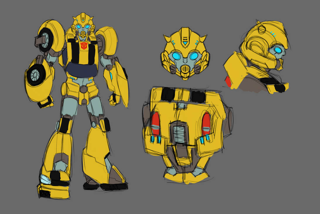 Bumblebee sketch/redesign by Begctor on DeviantArt