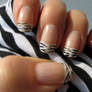 Zebra Nail Polish 2