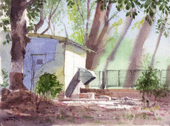 watercolor study at IIT