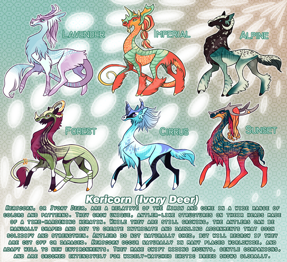 Sharky Sales: Kericorn Adoptables [CLOSED]