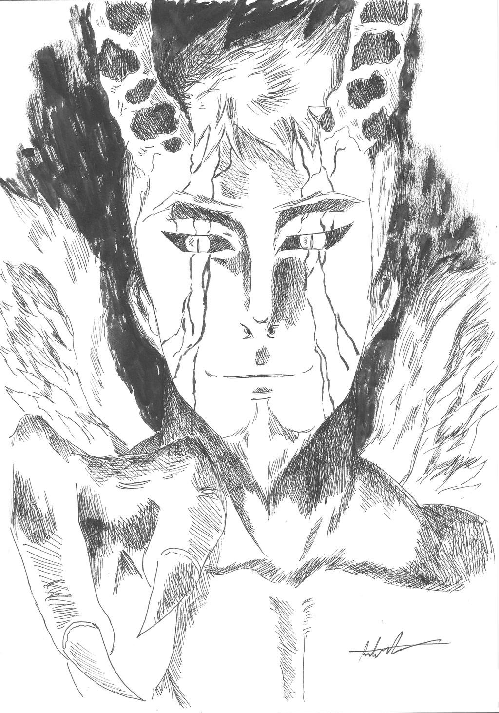 Ash Demon by BlackSketchInk on DeviantArt
