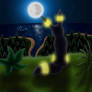 Umbreon Under the Moon