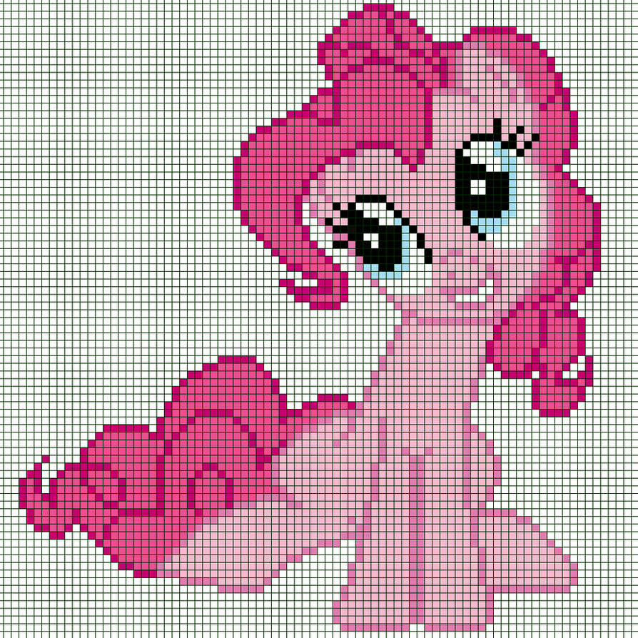 pixel art pinkie pie template by CaptainPineapple96 on DeviantArt