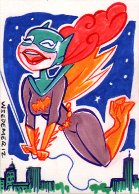 Batgirl Sketch card