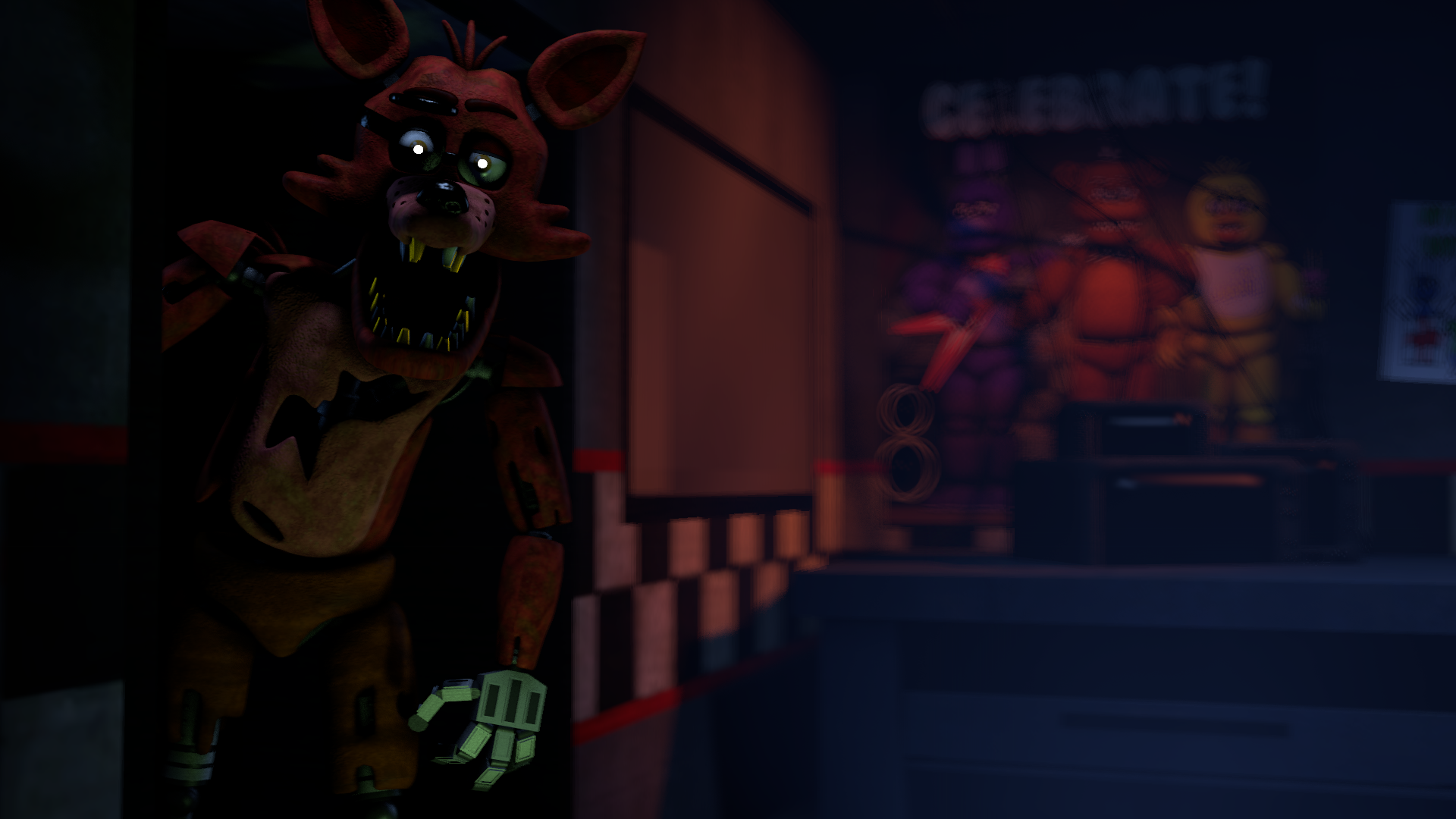 Unwithered Foxy Jumpscare by GameIAN361 on DeviantArt