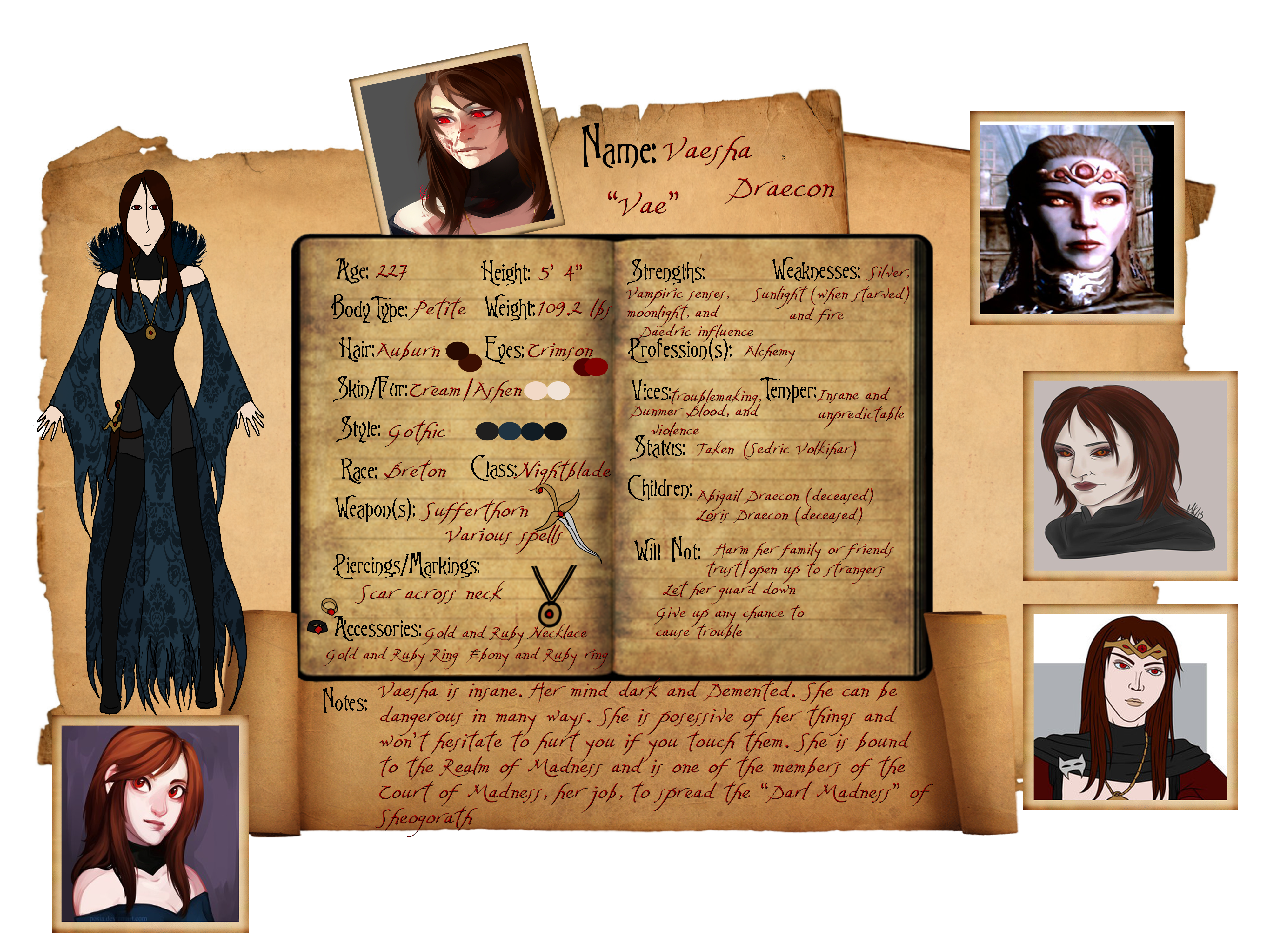 Character Sheet: Vaesha