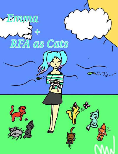 Redfiredog Emma R And R Emma and The RFA As Cats by Wolfie10000 on DeviantArt