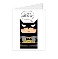 Batman Superhero Blank Card