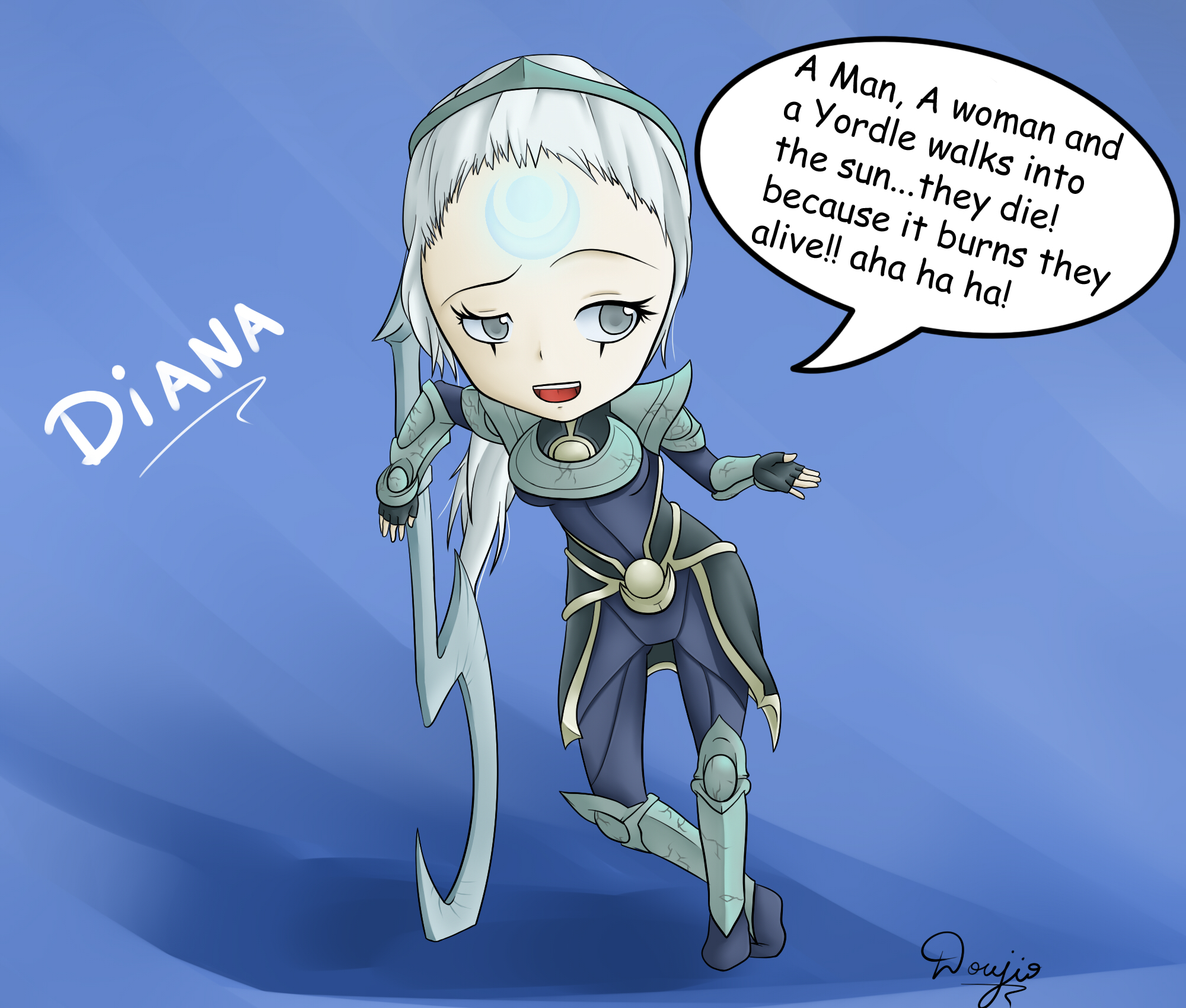 Diana The Scorn Of The Moon [Chibi]