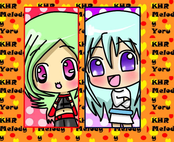 KHR Chibi Melody y Yoru