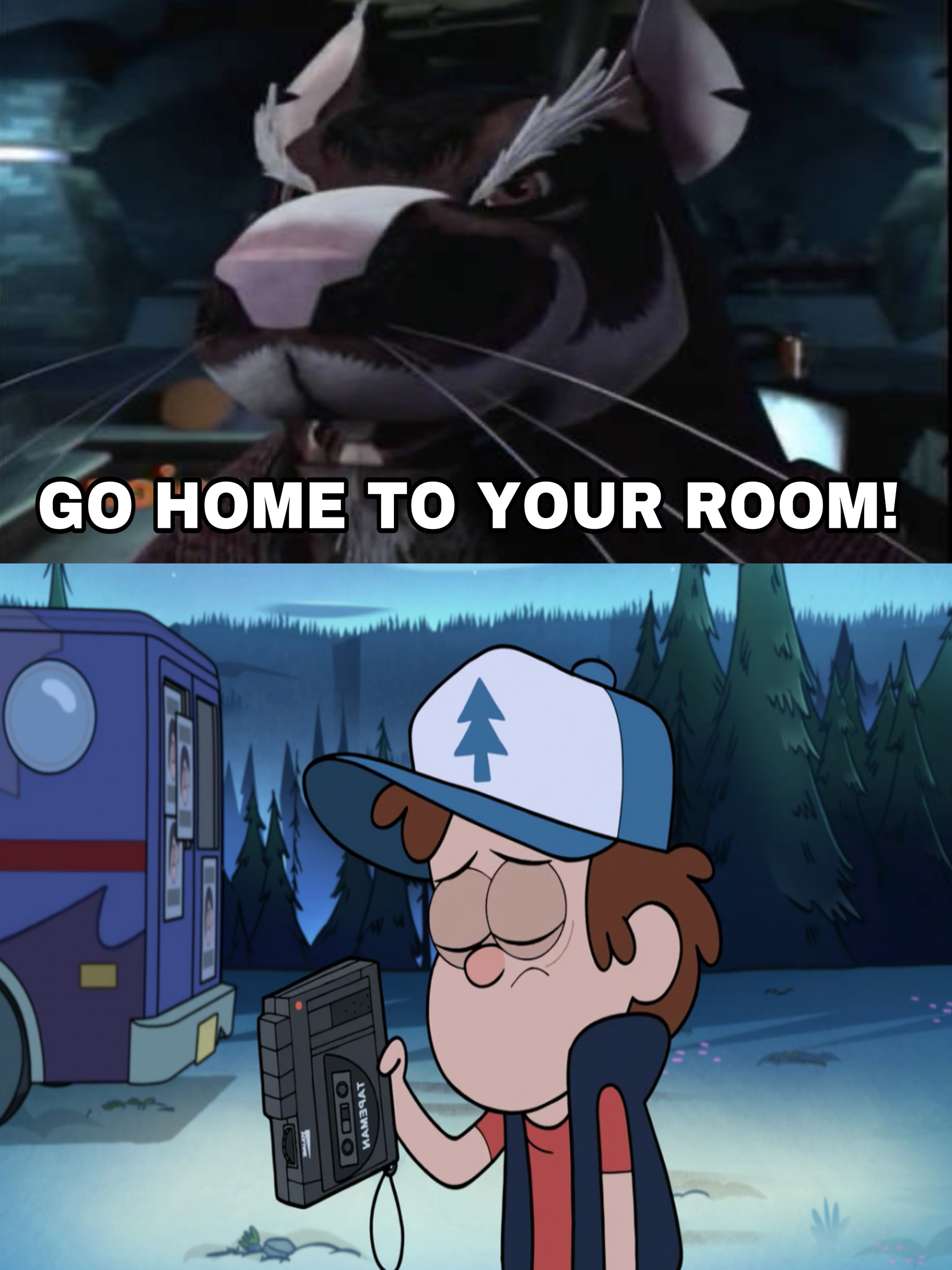 Splinter Angry Dipper Pines made Master Splinter Mad by Aaronmitchell05 on DeviantArt